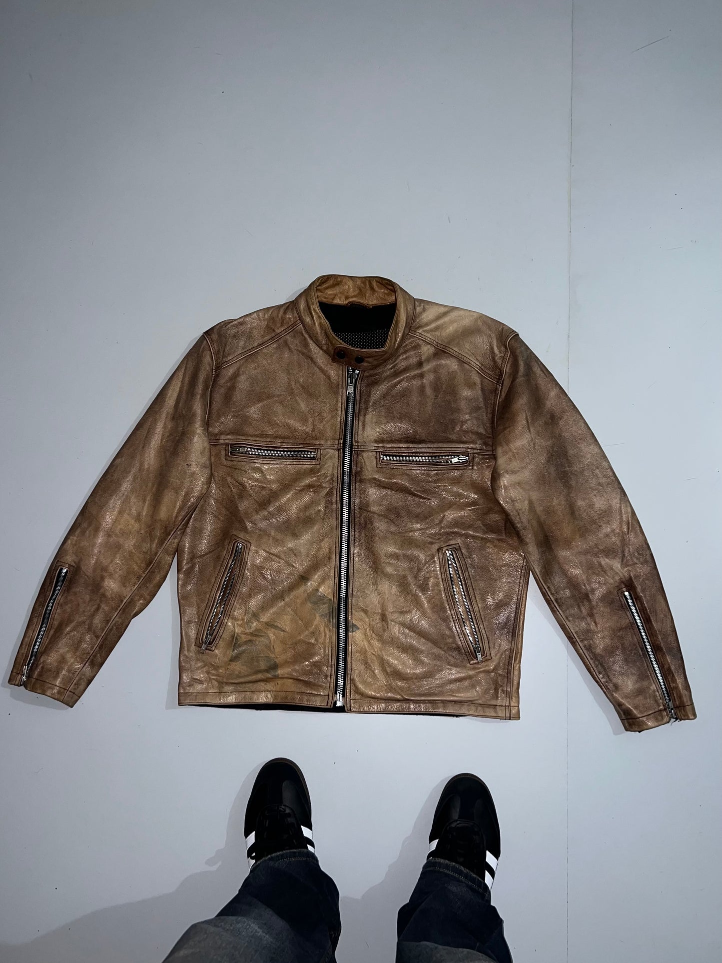 ZSuper Premium Original Leather Jacket (Rare) (L/XL)
