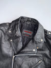 Marcady Genuine Cowhide Leather Biker Jacket (XL)
