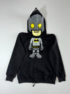 Batman Chenille Patch Full-Zip Hoodie – Black | DC Comics Graphic (M)