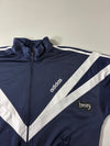 Vintage 90s Adidas Navy & White Chevron Track Jacket – Size (XL)