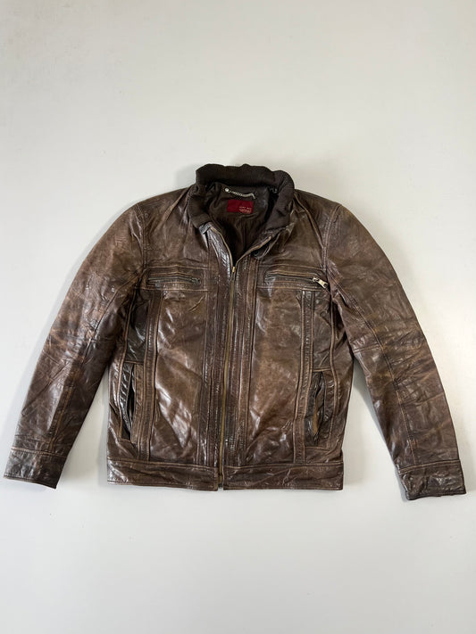 ZZara Man Original Leather Jacket (M)