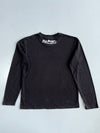 Levi’s Jeans Graphic Black Long Sleeve T-Shirt | Vintage Levi Strauss Tee (M)