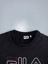 Fila | Biella Italia Outline Logo Tee | Washed Black (XL)