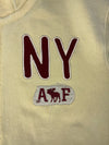 Abercrombie & Fitch NY Yellow Full-Zip Graphic Hoodie (M)