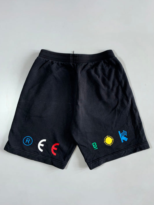 Reebok x Blackeyepatch Black Graphic Shorts Elastic (W:30|L:20)