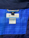 Columbia Interchange Blue Plaid Hooded Shell Jacket (M)