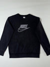 Nike Black Embroidered Logo Crewneck Sweatshirt (M)