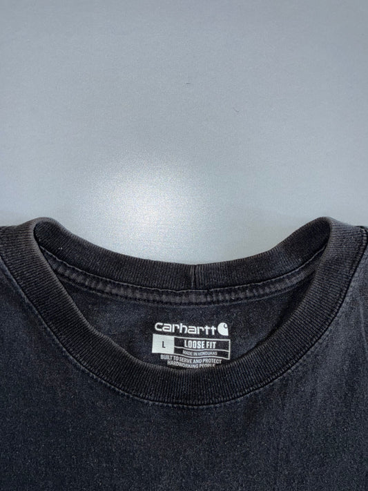 Carhartt K87 Pocket T-Shirt | Faded Black (XL)