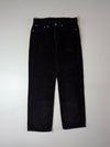 Levi’s 565 Black Corduroy Loose Straight Pants – (W:34) (L:44)