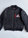 Jordan Nike Air Bomber Jacket | Black (M)