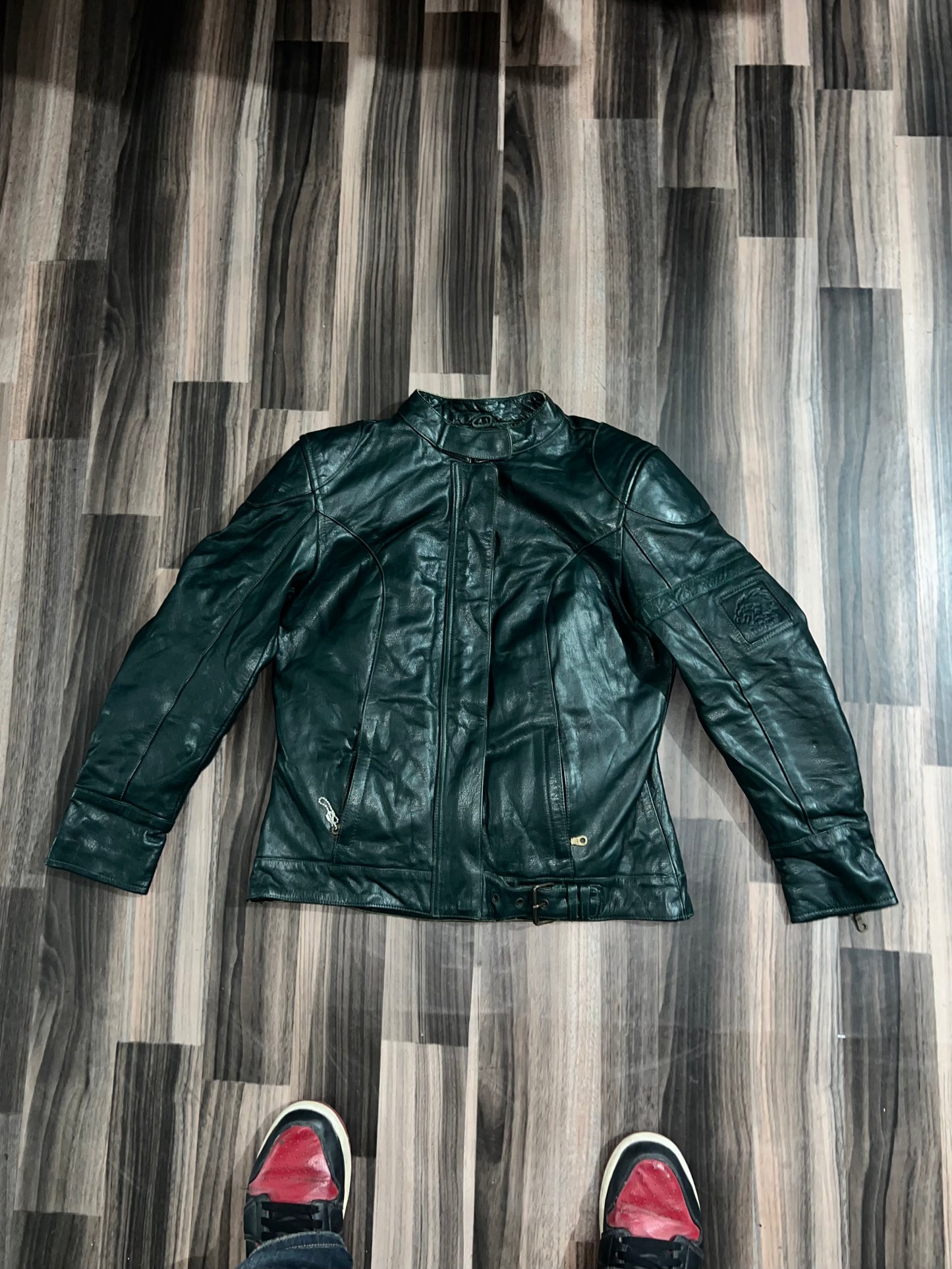 ZUltra Premium Biker with Padding Leather Rare jacket SMALL