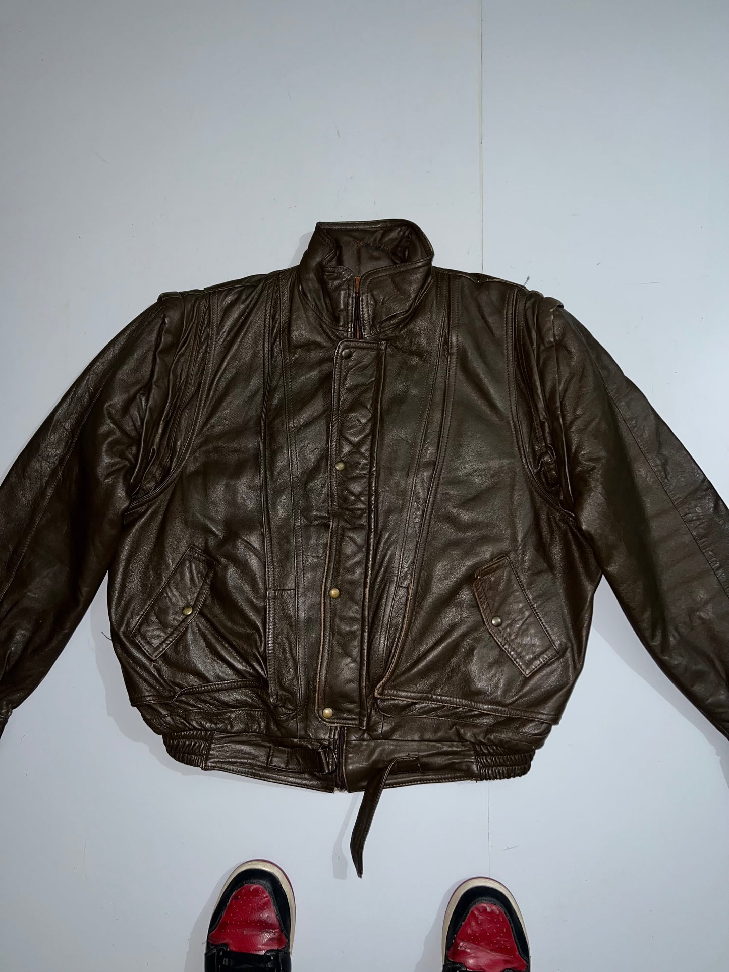 *Detachable Arms Super Premium Original Leather (RARE) (XL/2XL)