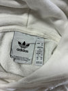Adidas Originals Trefoil Embroidered Hoodie – White/Red (S)
