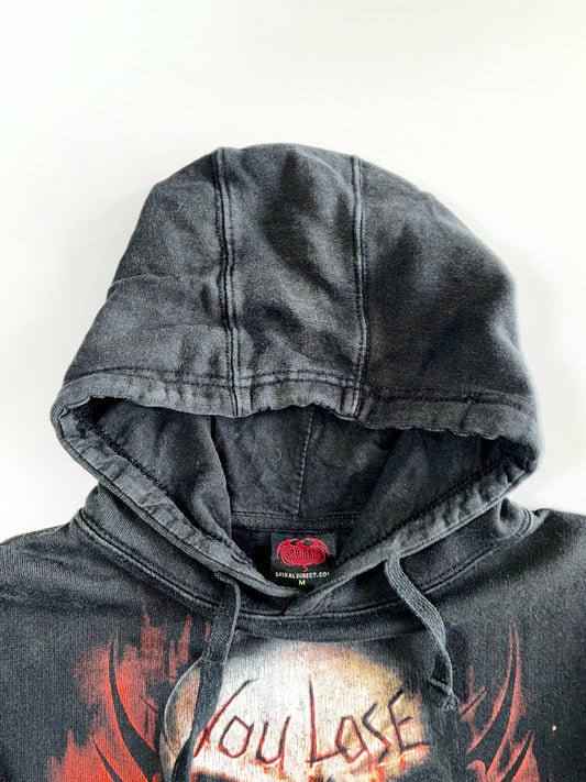 Spiral Direct | “You Lose” Skull Graphic Hoodie (M)