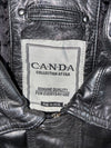 Pelle Cuir Black Leather Jacket Nylon/Flannel Lined, Made in Canada (XL/2XL)