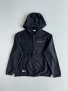 Jeep Black Zip-Up Hooded Fleece Jacket (XL)