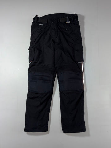 Cordura Reinforced Multi-Pocket Motorcycle Riding Pants Knee Paded (W:38) (L:44)