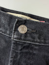 Vintage Levi’s 550 Relaxed Fit Black Denim Jeans (W:34) (L:43)