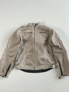 Vintage Bering Beige Mesh Motorcycle Jacket padded Women’s (S)