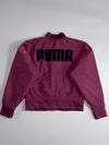 Puma Kenza Satin Bomber Jacket – Burgundy Women’s(M)
