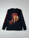 Trippie Redd Graphic Long Sleeve Tee – Black, 1400 Print, Men’s (M)