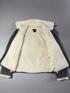 Diesel Sherpa-Lined Grey Utility Jacket (Fur inside) (M)