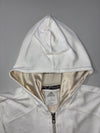 Adidas Velour White & Gold Zip Hoodie women’s (S)