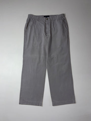 Tommy Hilfiger Grey Cotton Chino Trousers (W:34) (L:40)