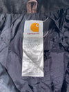 Vintage Carhartt J22 Sandstone Duck Arctic Quilted Work Jacket (L/XL)
