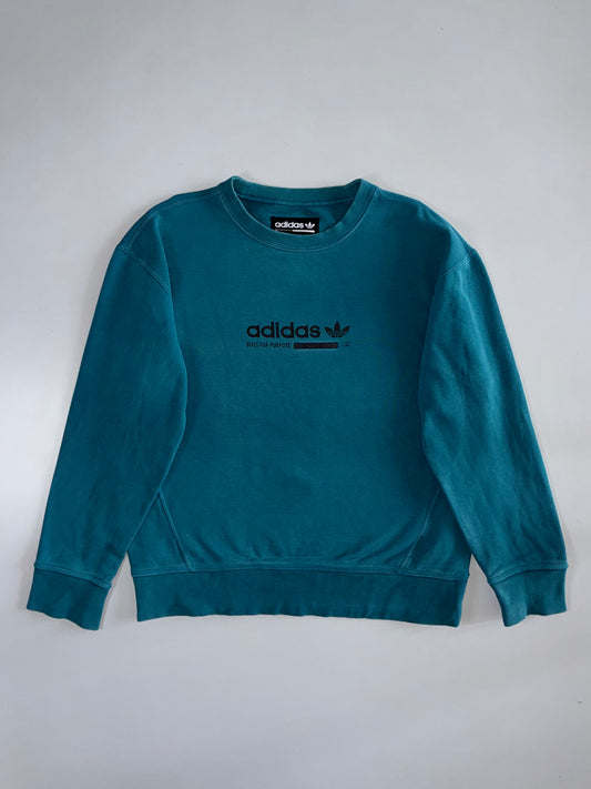 Adidas Originals Kaval Crew “Built For Purpose” Trefoil Sweatshirt (L)