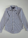Ralph Lauren Sport Striped Button-Up Shirt Navy White Slim Fit Women’s (S)
