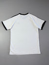 Adidas Originals 3-Stripes Trefoil Ringer T-Shirt – White/Black (S)