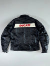 Ducati by Dainese Padded Leather Racing Motorcycle Jacket (XL)