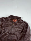 The Dark Brown Leather Jacket (S)