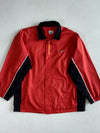 Reebok Vintage Spell-Out Windbreaker Jacket – Red/Black (XL)