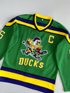 Mighty Ducks #96 Charlie Conway D5 Captain Hockey Jersey (L/XL)