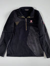 Black Yak Extreme Peak Embossed Patchwork Half-Zip Fleece – Black (S)