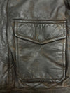 Abercrombie & Fitch “Rollins” Distressed Heavy Leather Jacket (L/Xl)