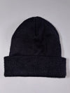 Vintage Carhartt Black Ribbed Knit Watch Beanie (H:12 inches/W:18 inches)