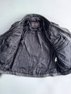 Marcady Genuine Cowhide Leather Biker Jacket (XL)