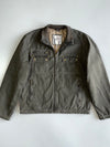 Guess Washed Cotton Multi-Pocket Full-Zip Field Jacket with Graphic Lining (M/L)