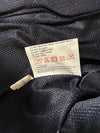 Frank Thomas Cafe Racer Striped Leather Jacket (Padded/Albow Padded) (S)