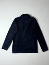 Columbia Black Fleece Zip-Up Jacket – Embroidered Logo, (S)