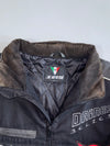 Dainese Belize Black grey Dragon Print Textile Jacket with Detachable Arm (XL)