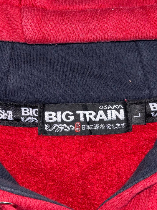 Big Train Osaka Graphic Print Hoodie – Maroon, (M)
