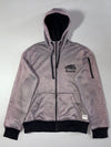 Roots Canada Athletics Heather Purple Fleece-Lined Zip Hoodie – (S/M)