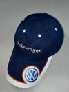 Volkswagen Official Navy & White Cap – Embroidered VW Logo (Adjustable)