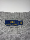 Polo Ralph Lauren Grey Cable Knit Sweater (M)