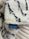 Vintage Polo Ralph Lauren Cream Reindeer Fair Isle Wool Sweater (L/XL)