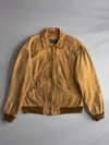 Timberland Weathergear | Tan Suede Leather Bomber Jacket (M)